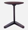Orbit Teak Wood End Table In Brown Colour