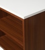 Orbix Center Table In Walnut Finish