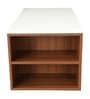 Orbix Center Table In Walnut Finish