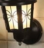 Orca Black Iron Outdoor Wall Light