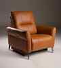 Orchard Motorised 1 Seater Recliners With Type C & USB Port In Brown Color