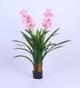 Artificial Orchid Flower Tree Plant with Pot