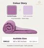 Purple & Lavender 200 GSM Reversible Comforter