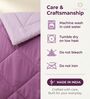 Purple & Lavender 200 GSM Reversible Comforter