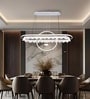 Orel Modern LED Ceiling Chandelier | Height Adjustable | Google & Alexa Compatible | 3 Light Modes | Luxury Decorative Lighting for Living Room, Dining, Bedroom & Office