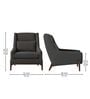 Oren Lounge Chair In Grey Color