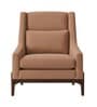 Oren Lounge Chair In Rust Orange Color