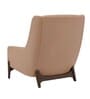 Oren Lounge Chair In Rust Orange Color