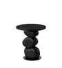 Oren Mango Wood End Table In Black Finish