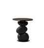 Oren Mango Wood End Table In Black Finish