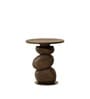 Oren Mango Wood End Table In Brown Finish