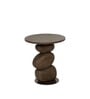 Oren Mango Wood End Table In Brown Finish