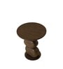 Oren Mango Wood End Table In Brown Finish
