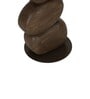 Oren Mango Wood End Table In Brown Finish