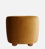Orevella Classic Lounge Chair In Mustard Yellow Colour