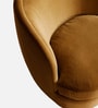 Orevella Classic Lounge Chair In Mustard Yellow Colour