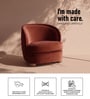 Orevella Classic Lounge Chair In Rust Red Colour