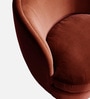 Orevella Classic Lounge Chair In Rust Red Colour