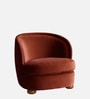 Orevella Classic Lounge Chair In Rust Red Colour