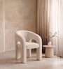 Orevella Loop Lounge Chair In Ivory Colour