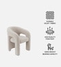 Orevella Loop Lounge Chair In Ivory Colour