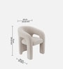 Orevella Loop Lounge Chair In Ivory Colour