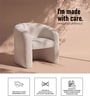Orevella Loop Lounge Chair In Ivory Colour