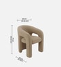 Orevella Loop Lounge Chair In Sand Beige Colour
