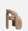 Orevyn Sculpt Lounge Chair In Beige Colour