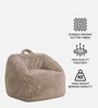 Organic Kids Sofa In Brown Colour