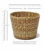 (1Pc) Beige Kouna Grass Handwoven Multipurpose Planter & Storage Basket