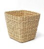 (1Pc) Beige Seagrass Handwoven Multipurpose Planter & Storage Basket
