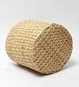 (1Pc) Beige Kouna Grass Handwoven Multipurpose Planter & Storage Basket