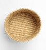 (1Pc) Beige Kouna Grass Handwoven Multipurpose Planter & Storage Basket