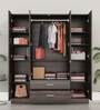 Organza Plus 4 Door Wardrobe In Wenge  Colour