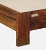 Orian Sheesham Wood Queen Size Bed In Scratch Resistant Provincial Teak Finish