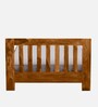 Orian Sheesham Wood Single Bed in Scratch Resistant Rustic Teak Finish