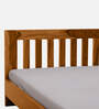 Orian Sheesham Wood Single Bed in Scratch Resistant Rustic Teak Finish