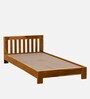 Orian Sheesham Wood Single Bed in Scratch Resistant Rustic Teak Finish