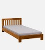 Orian Sheesham Wood Single Bed in Scratch Resistant Rustic Teak Finish