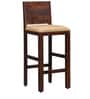 Oriel Sheesham Wood Bar Chair In Provincial Teak Finish