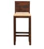 Oriel Sheesham Wood Bar Chair In Provincial Teak Finish