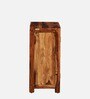 Oriel Sheesham Wood Shoe Cabinet In Rustic Teak Finish