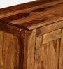 Oriel Sheesham Wood Shoe Cabinet In Rustic Teak Finish