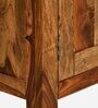 Oriel Sheesham Wood Shoe Cabinet In Rustic Teak Finish