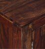 Oriel Sheesham Wood Shoe Cabinet In Scratch Resistant Provincial Teak Finish
