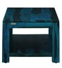 Oriel Sheesham Wood Coffee Table in Ocean Blue Finish