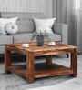 Oriel Sheesham Wood Coffee Table in Rustic Teak Finish