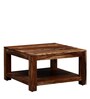 Oriel Sheesham Wood Coffee Table in Rustic Teak Finish