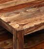 Oriel Sheesham Wood Coffee Table in Rustic Teak Finish